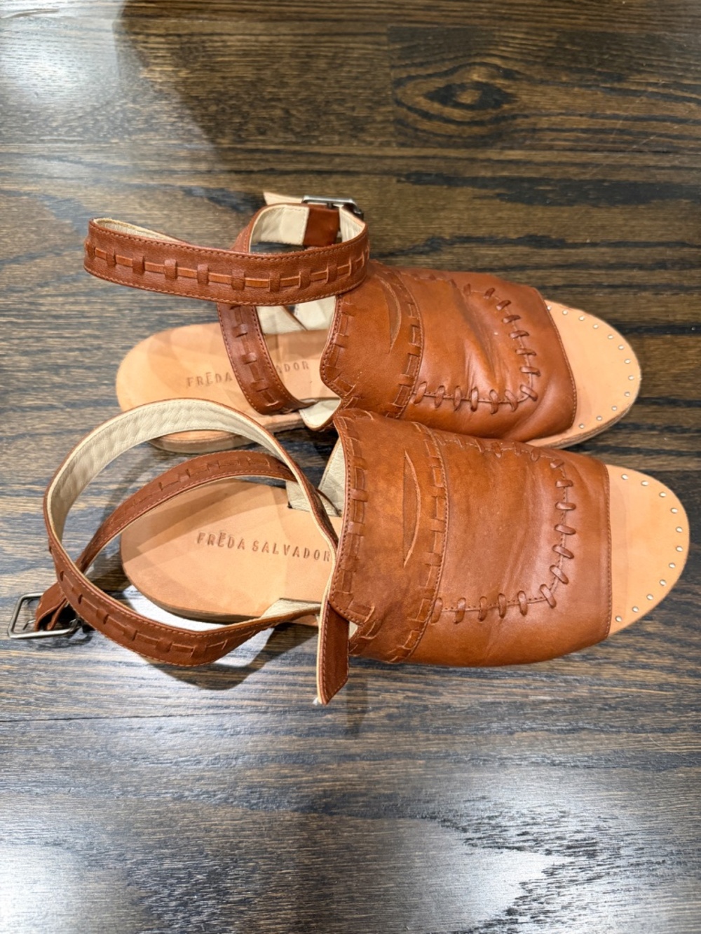 Freda Salvador ankle wrap sandals - Picture 2 of 3